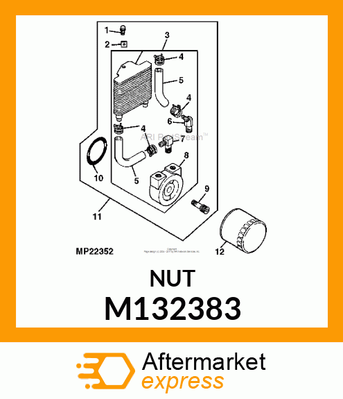 NUT, PLASTIC M132383