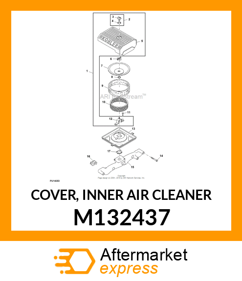 COVER, INNER AIR CLEANER M132437