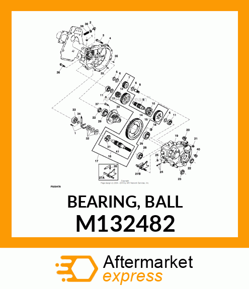 BEARING, BALL M132482