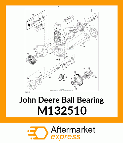 BEARING, BALL M132510