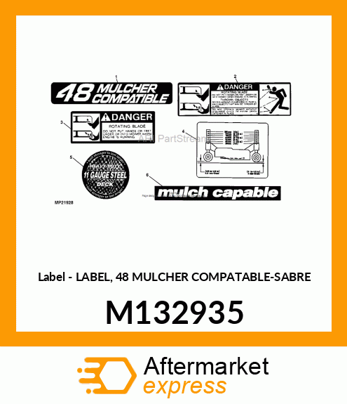 Label M132935