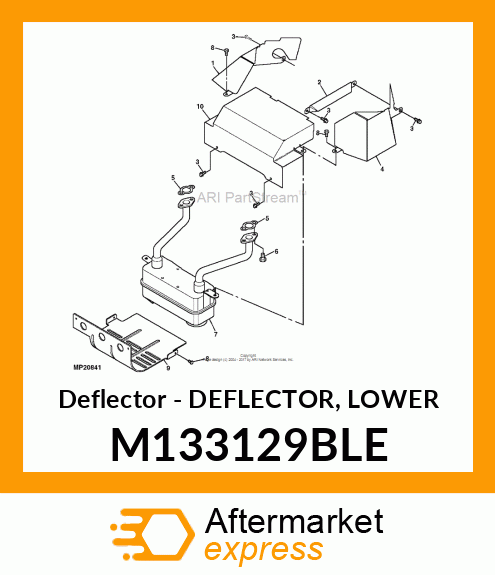 Deflector M133129BLE