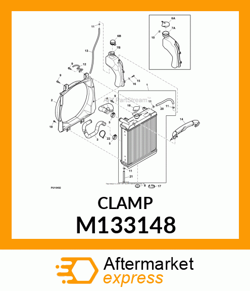 CLAMP, HOSE M133148