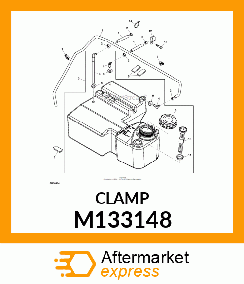 CLAMP, HOSE M133148