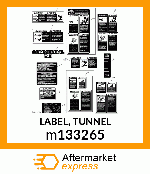 LABEL, TUNNEL m133265