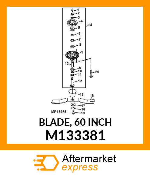 BLADE, 60 INCH M133381