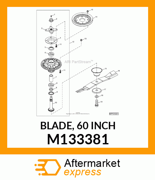 BLADE, 60 INCH M133381