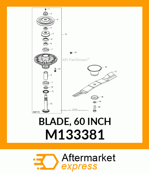 BLADE, 60 INCH M133381