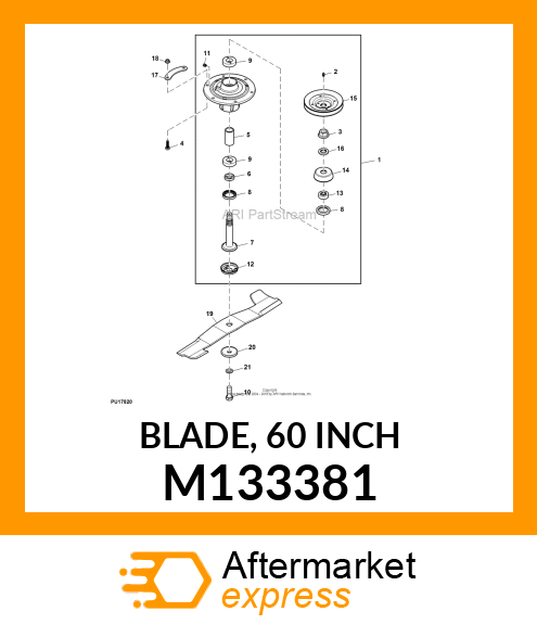 BLADE, 60 INCH M133381