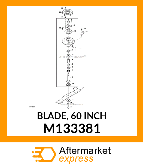 BLADE, 60 INCH M133381