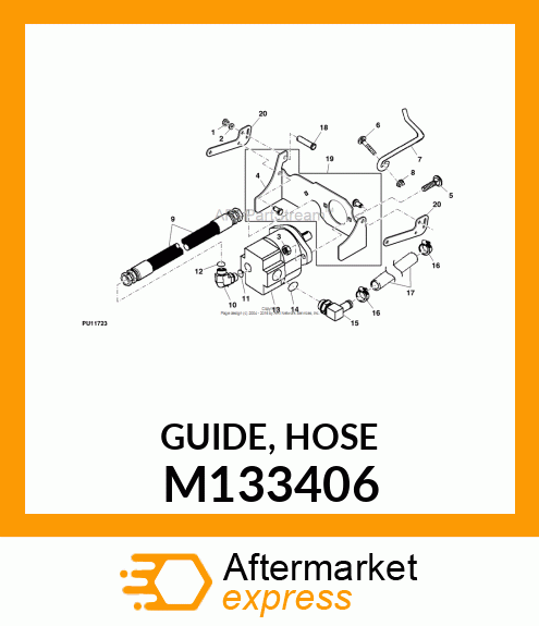 GUIDE, HOSE M133406