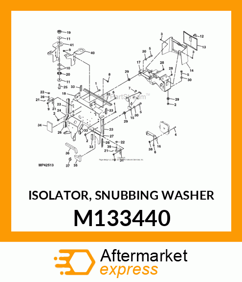 ISOLATOR, SNUBBING WASHER M133440