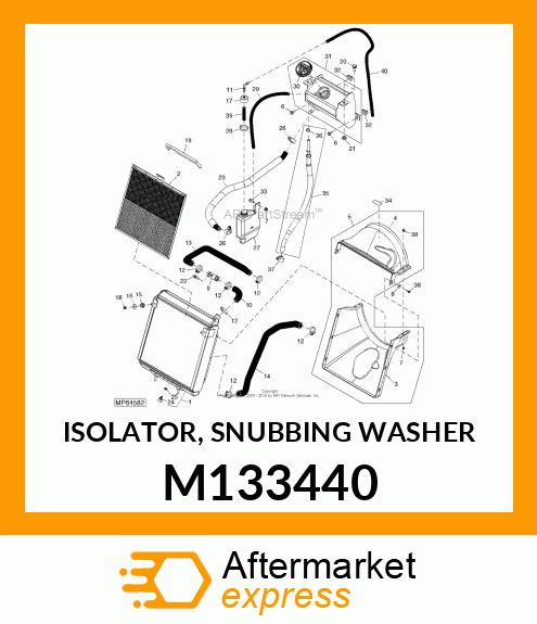 ISOLATOR, SNUBBING WASHER M133440