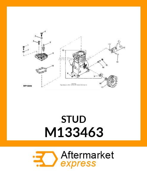 Stud M133463