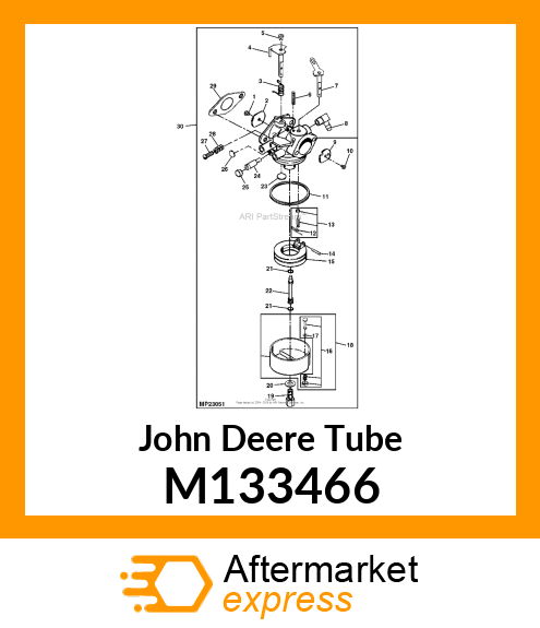 TUBE, MAIN NOZZLE M133466