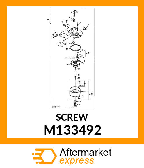 Screw M133492