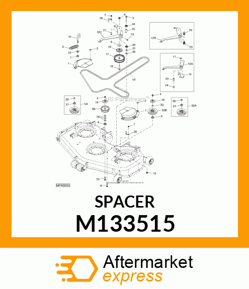 BUSHING, IDLER BEARING M133515