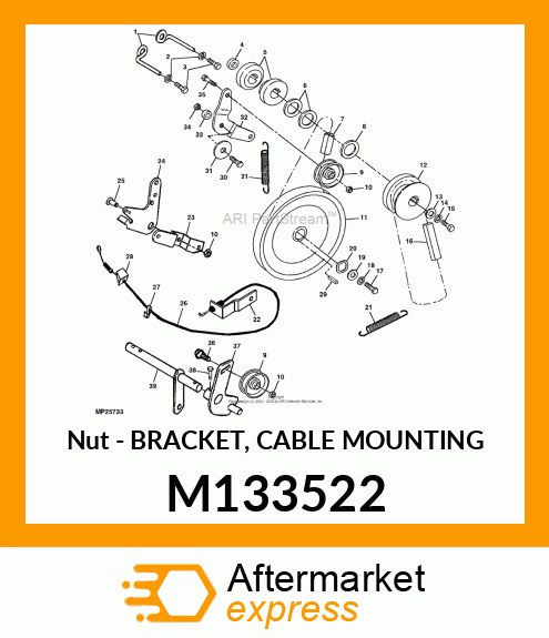 Bracket Cable Mounting M133522