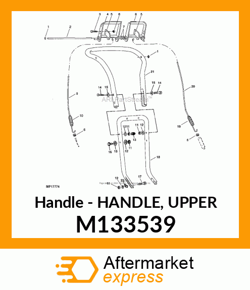 Handle Upper M133539