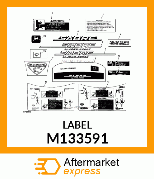 Label M133591
