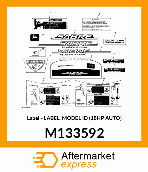 Label M133592