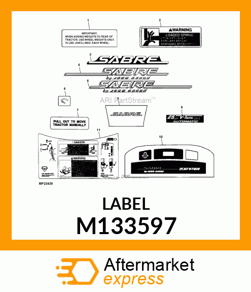 Label M133597