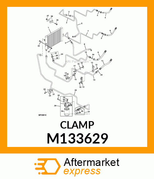 CLAMP, BLOCK M133629