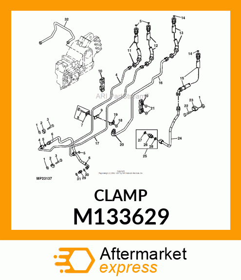 CLAMP, BLOCK M133629