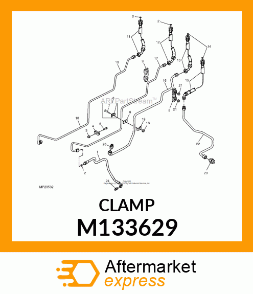 CLAMP, BLOCK M133629