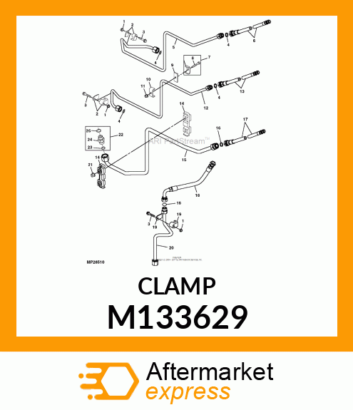 CLAMP, BLOCK M133629