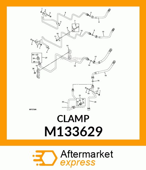 CLAMP, BLOCK M133629