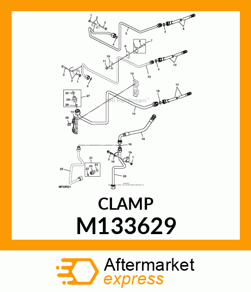 CLAMP, BLOCK M133629