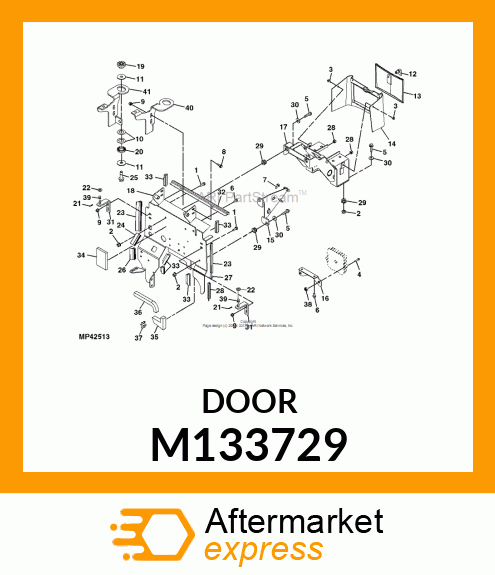 DOOR, FUSE ACCESS M133729