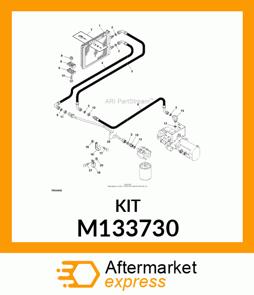 LATCH, LOWER COWL M133730