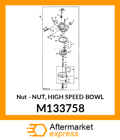 Nut M133758