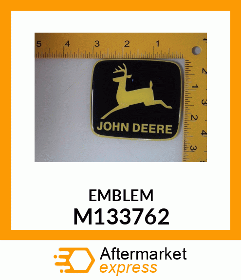 EMBLEM, LEAPING DEERE M133762