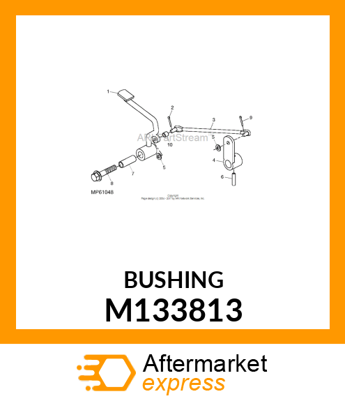 SPACER, RH DIFFLOCK LEVER M133813