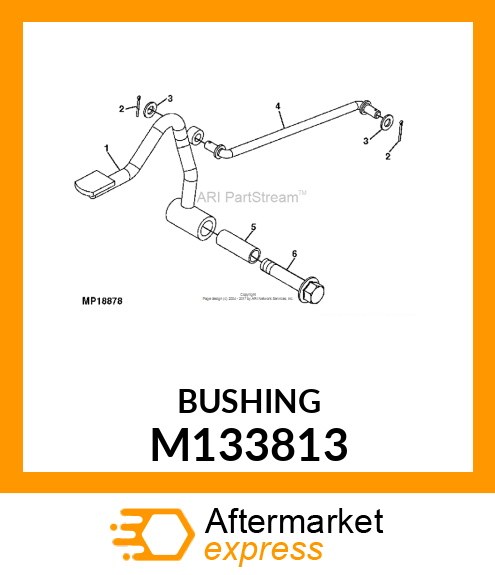 SPACER, RH DIFFLOCK LEVER M133813