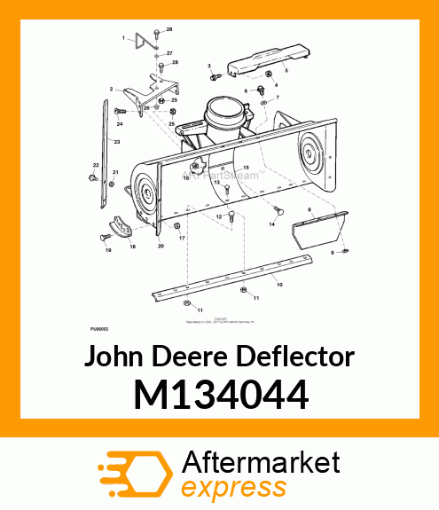 DEFLECTOR, DEFLECTOR (YELLOW) M134044