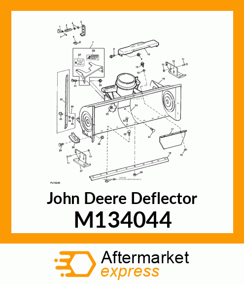 DEFLECTOR, DEFLECTOR (YELLOW) M134044