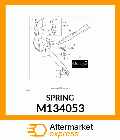 SPRING, PTO LEVER M134053