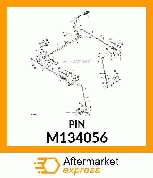 PIN FASTENER, DRILLED CLEVIS HEAD M M134056