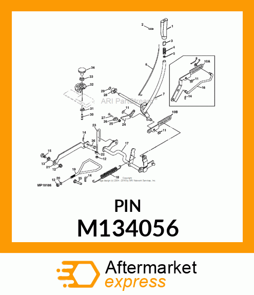 PIN FASTENER, DRILLED CLEVIS HEAD M M134056