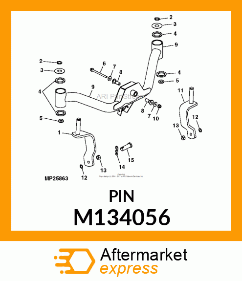 PIN FASTENER, DRILLED CLEVIS HEAD M M134056