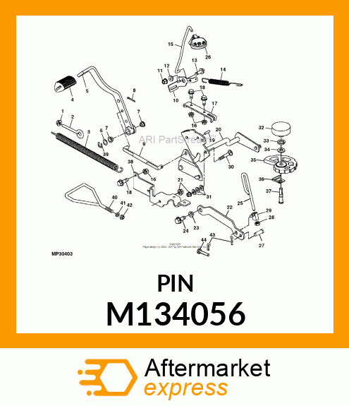 PIN FASTENER, DRILLED CLEVIS HEAD M M134056