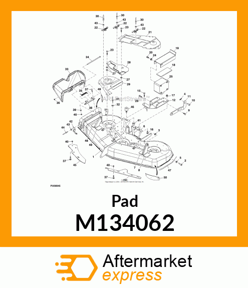 Spare part M134062 + Pad