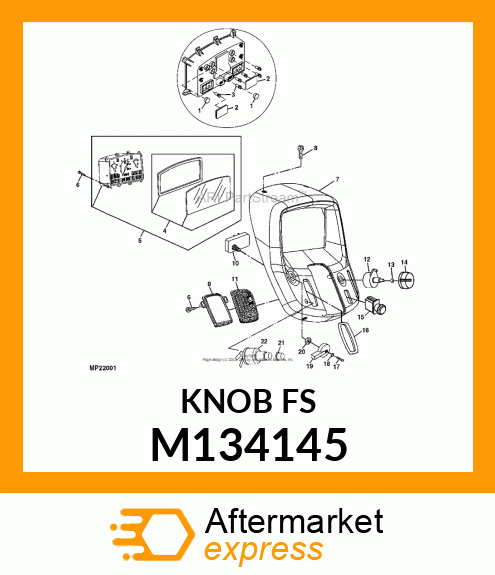 KNOB, TURN SIGNAL M134145