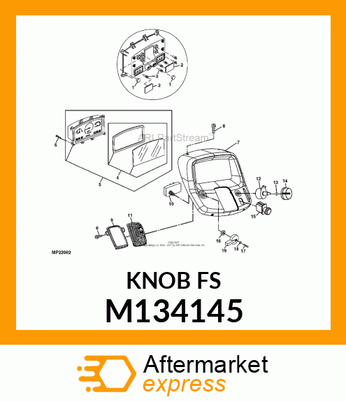 KNOB, TURN SIGNAL M134145