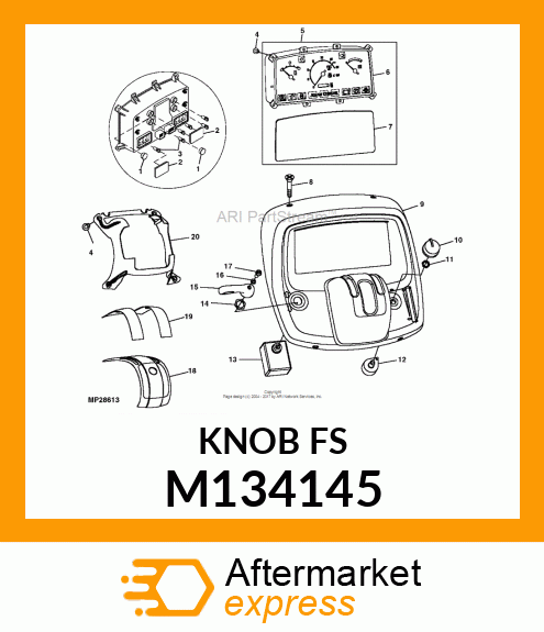 KNOB, TURN SIGNAL M134145