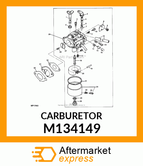 CARBURETOR M134149